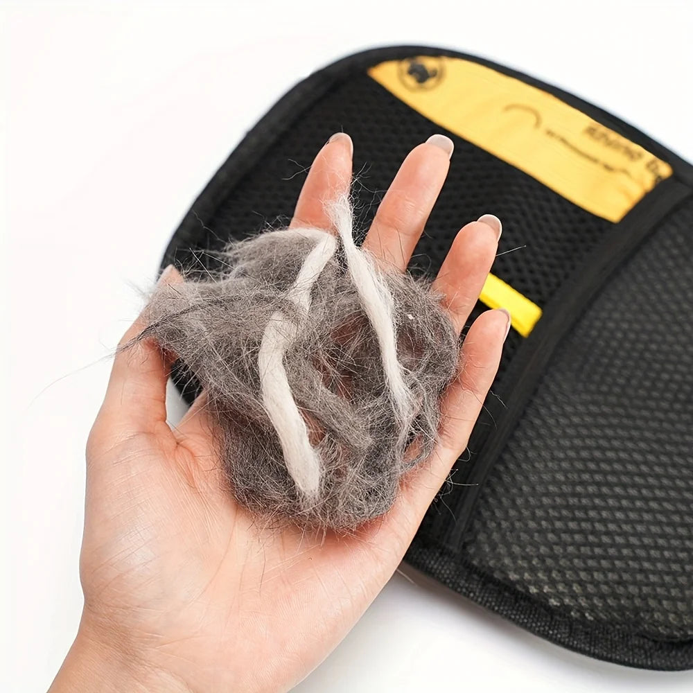 Pet Hair Removal Gloves – Cat & Dog Grooming for Sofa & Clothes Pet Grooming Gloves Babs