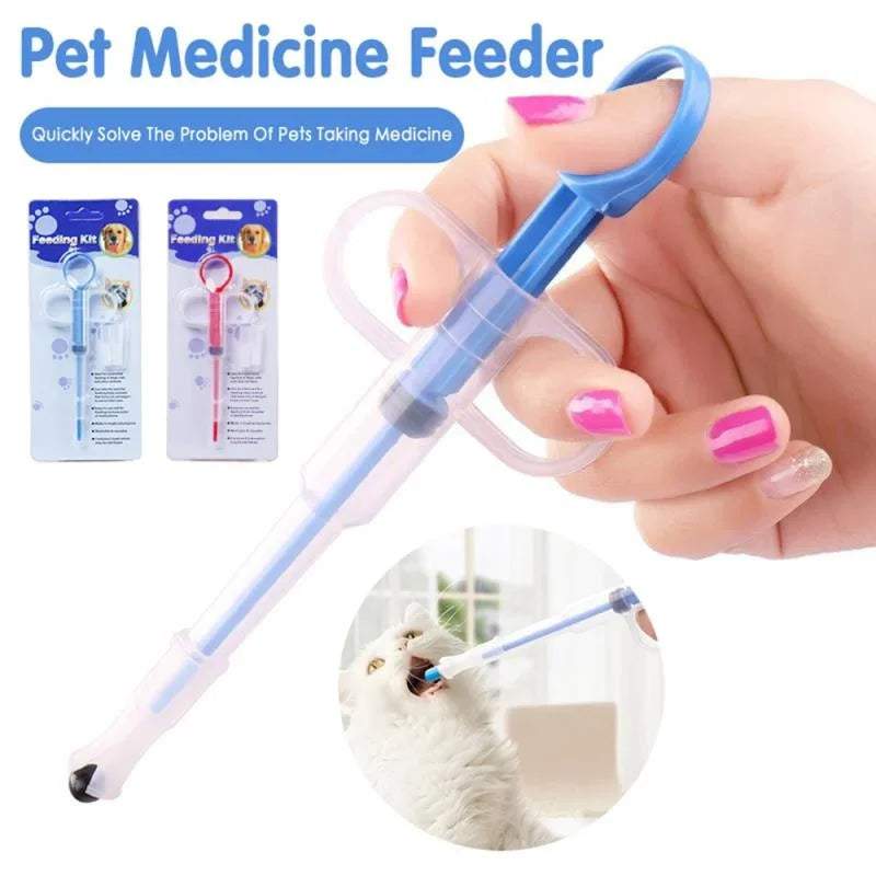 Pet Pill Gun & Medicine Syringe Feeder for Dogs & Cats Pet Medicine Dispenser Babs