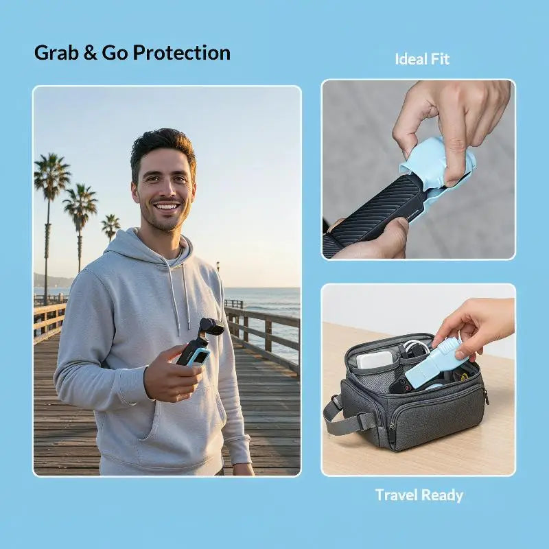 Pocket 4 Gimbal Lens Screen Protective Cover – All-in-One Camera Protective Case Babs