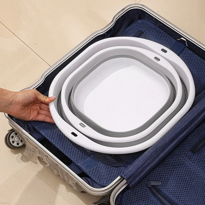 Collapsible Wash Basin – Foldable Plastic Tub for Laundry & Camping Collapsible Wash Basin Babs