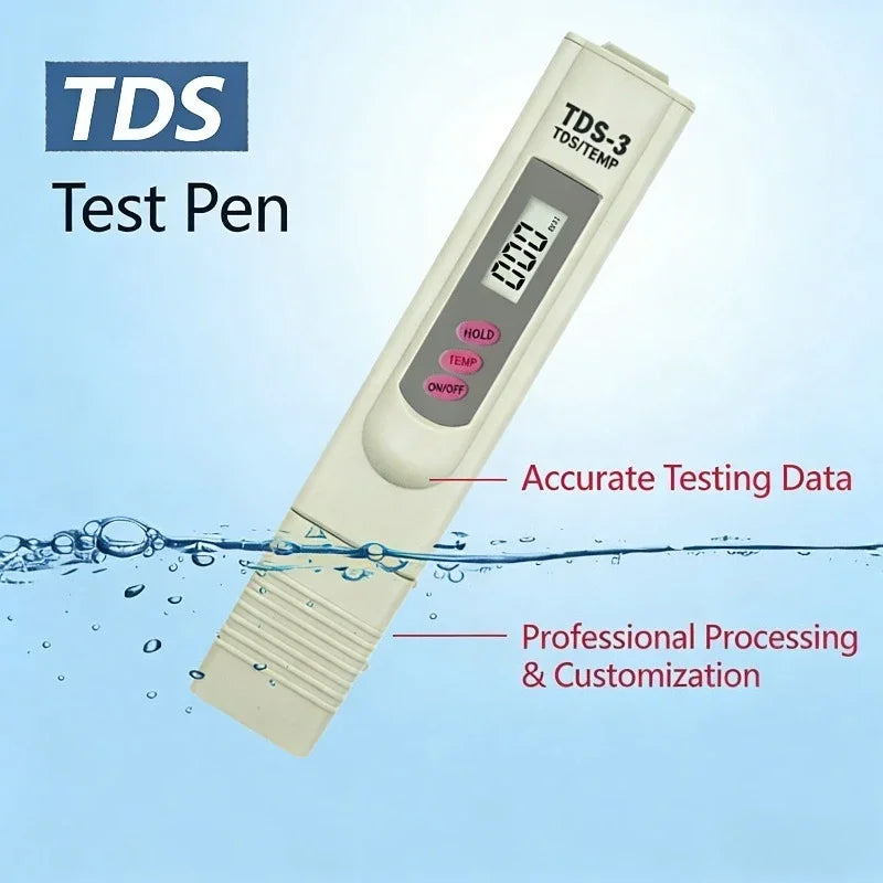 2-Pack TDS Water Quality Test Pen | 0–9990 ppm Precision Meter Water Quality Tester Babs