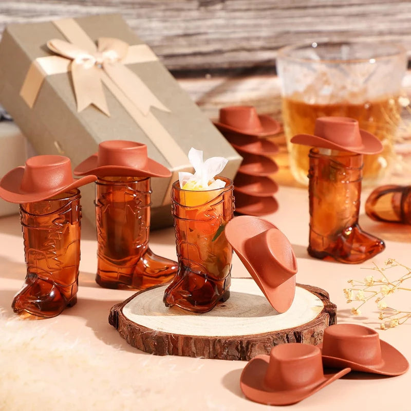 30-Piece Mini Cowboy Boot Cups – Western Bachelorette Party Party Cup Set Babs