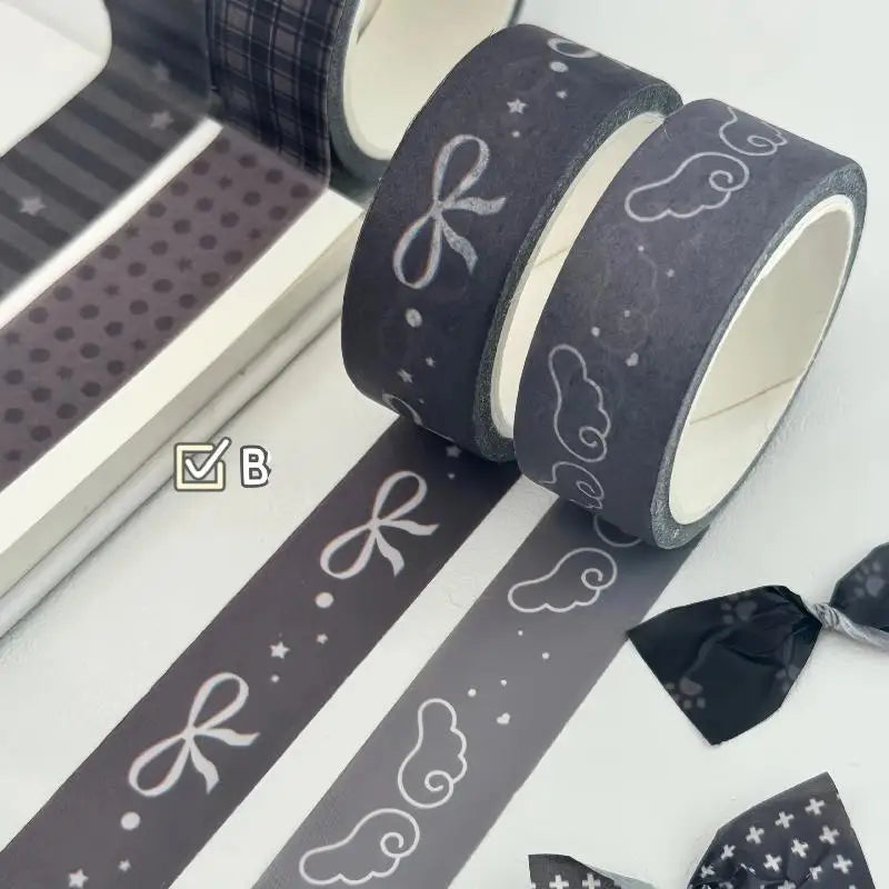 INS Style Washi Tape Set – Journaling, Scrapbooking & DIY Crafts Decorative Washi Tape Babs M 2 ROLL D