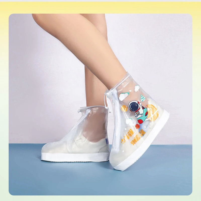 Kids Silicone Waterproof Shoe Covers – Children's Rain Protectors Kids Shoe Covers Babs