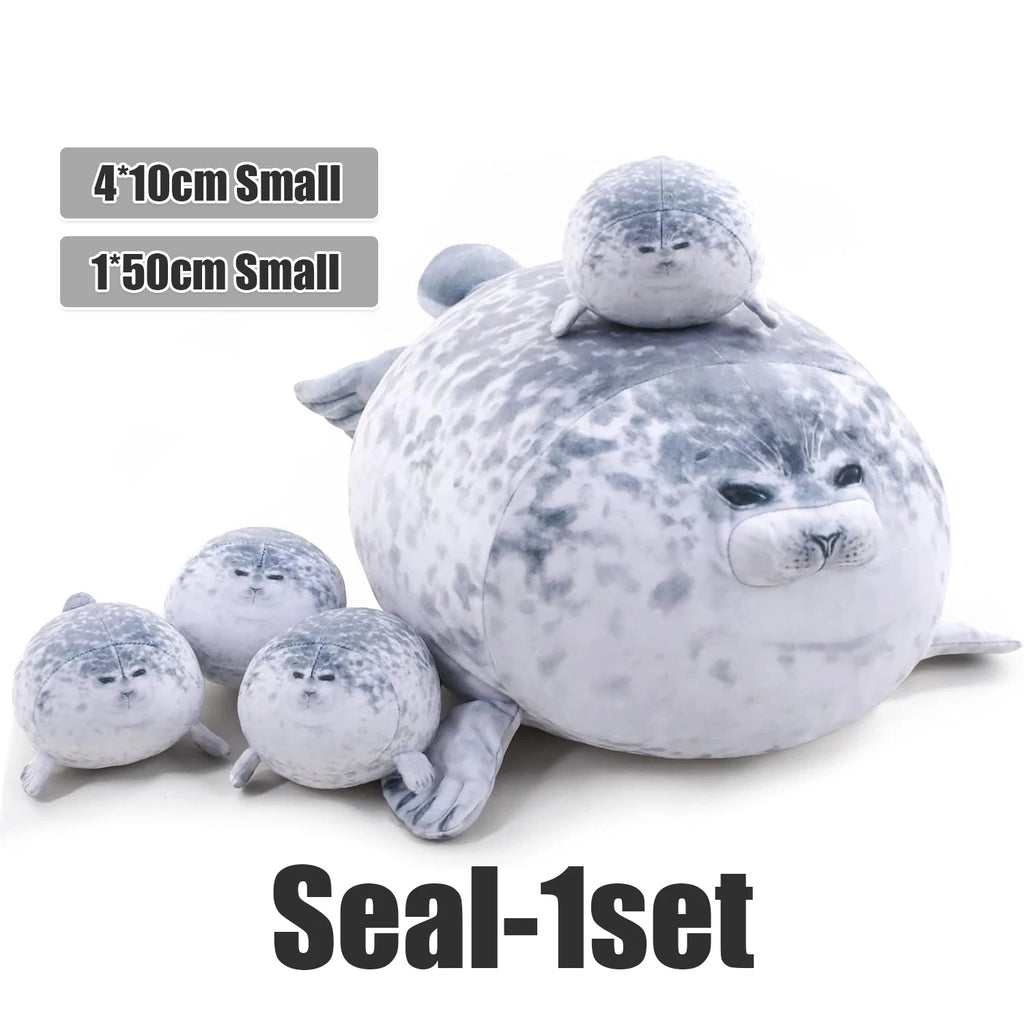 Lifelike Seal Plush Toy – Soft Stuffed Animal & Aquarium Gift Stuffed Animal Plush Babs 1set