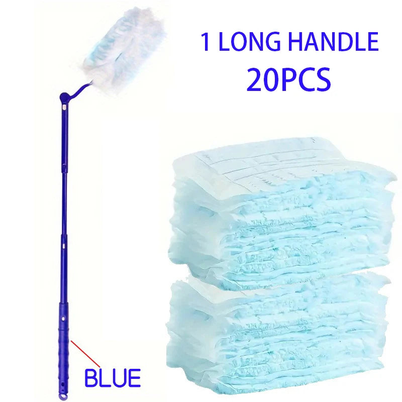 Microfiber Disposable Duster Refills – Swiffer Compatible CCD003 Duster Refills Babs 1 Long handle 20PCS