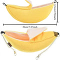 Banana Hammock Bed for Hamsters, Sugar Gliders & Small Pets Small Pet Hammock Bed Babs 1pc