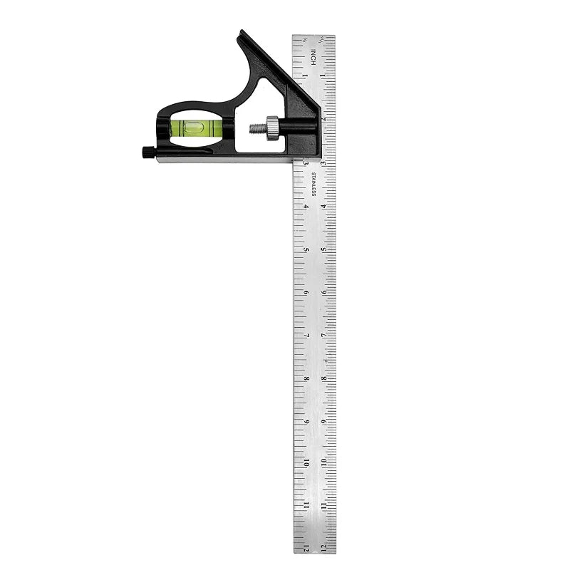 Woodworking Metal Frame Square & T Ruler Measuring Tool Set Woodworking Measuring Set Babs