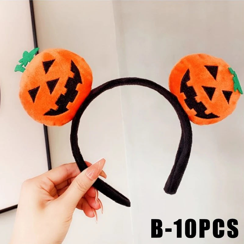 Devil Pumpkin Horn Headband – Halloween Costume Accessory Halloween Headband Babs B 10PCS