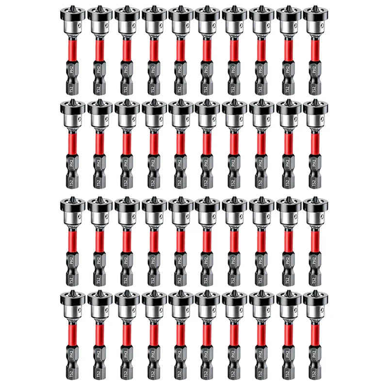 Magnetic S2 Screwdriver Bits – Drywall Locating Bit for Plasterboard Screwdriver Bit Babs 40PCS