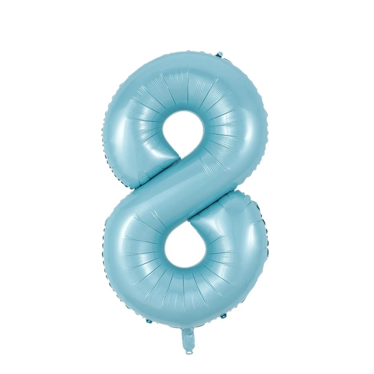 40" Pearl Blue Number Foil Balloons 0–9 | Party Decoration Number Foil Balloon Babs I One Size
