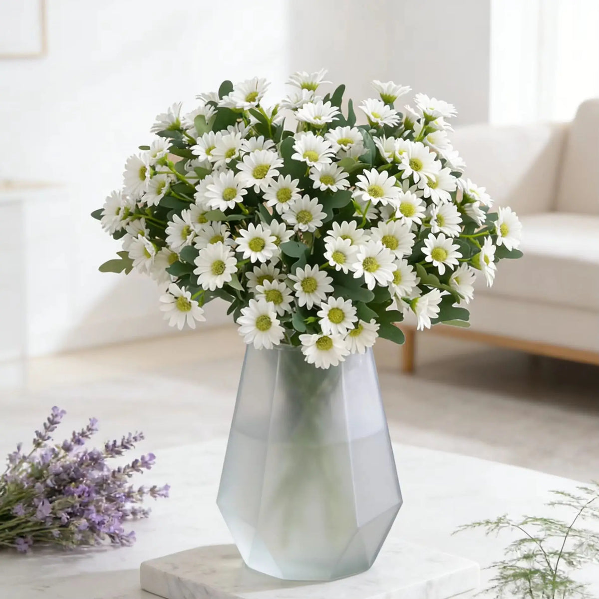 Silk Daisy Artificial Flowers for Wedding & Home Decor Artificial Flowers Babs
