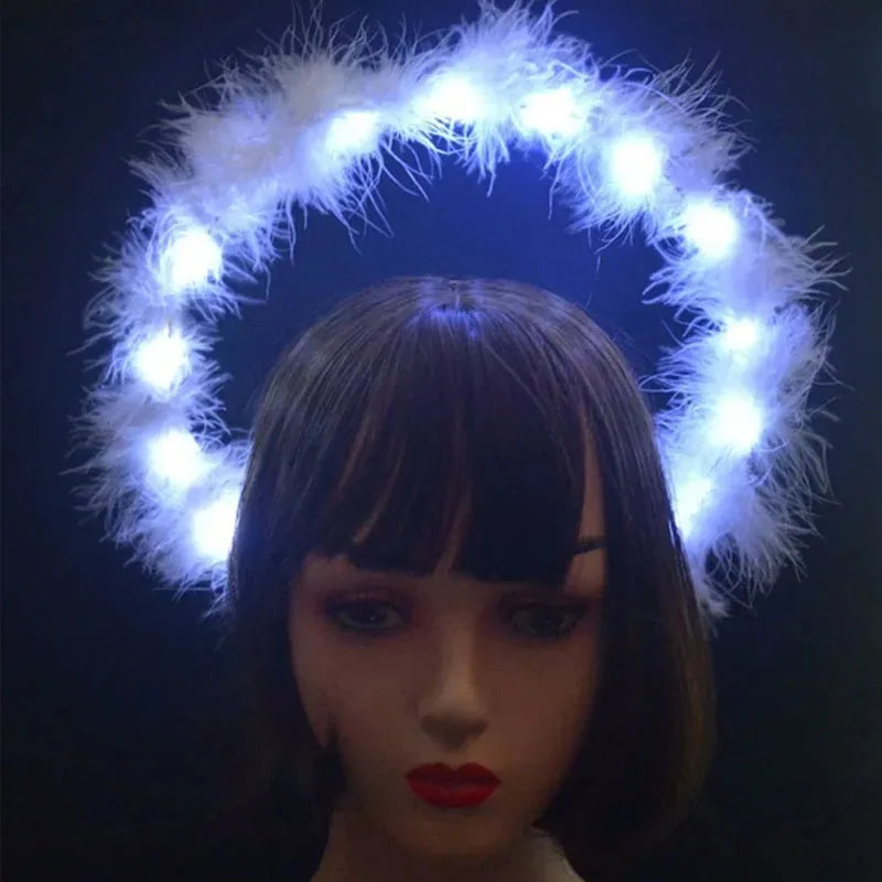 10pcs LED Glow Wand, Glasses & Headband Party Props Set LED Party Props Babs