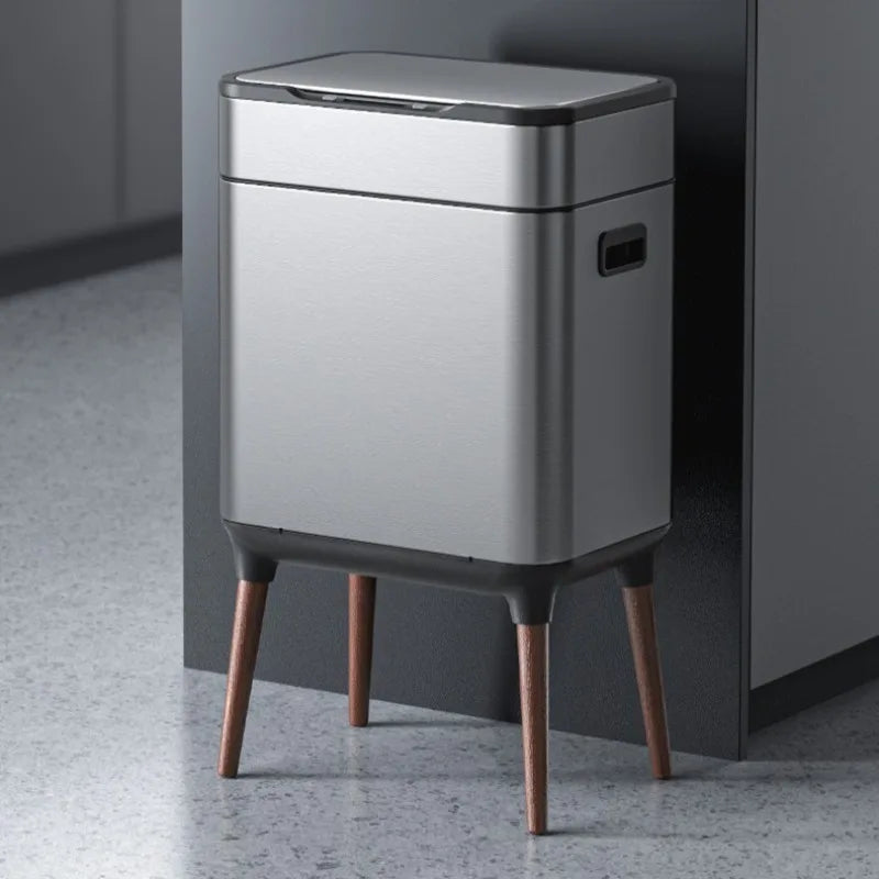 Automatic Sensor Trash Can 13L Stainless Steel Kitchen Bin Sensor Trash Can Babs