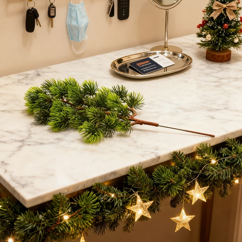 Artificial Pine Branches – Christmas, Wedding & DIY Décor Artificial Pine Branches Babs