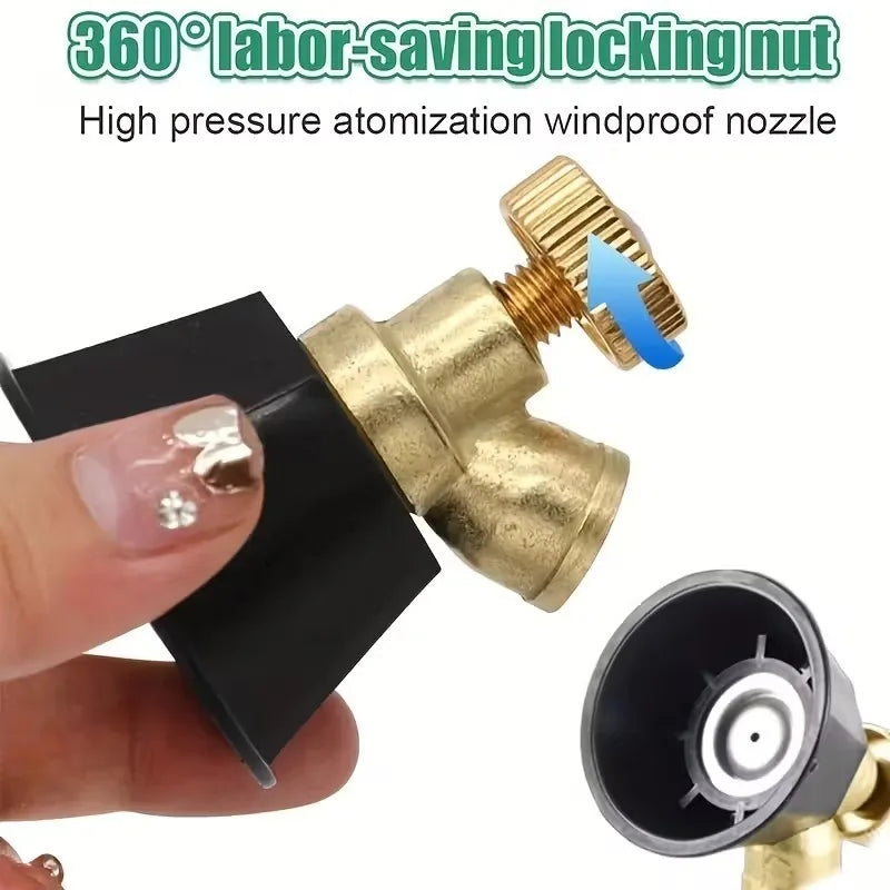 Cyclone High-Pressure Adjustable Spray Nozzle – 1–20 PCS Spray Nozzle Babs