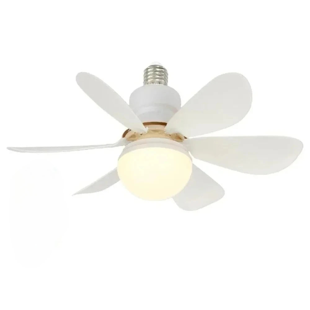 E27 LED 30W Ceiling Fan Light | Remote & Dimming Ceiling Fan Light Babs WHITE 52cm