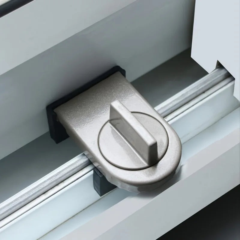 Adjustable Security Door & Window Lock – Anti-Theft Stopper Security Door Latch Babs
