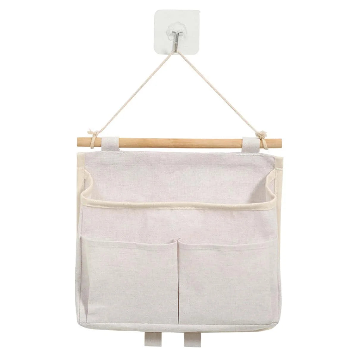 Wall Hanging Storage Caddy Bag | Over Door Organizer Hanging Storage Organizer Babs Beige