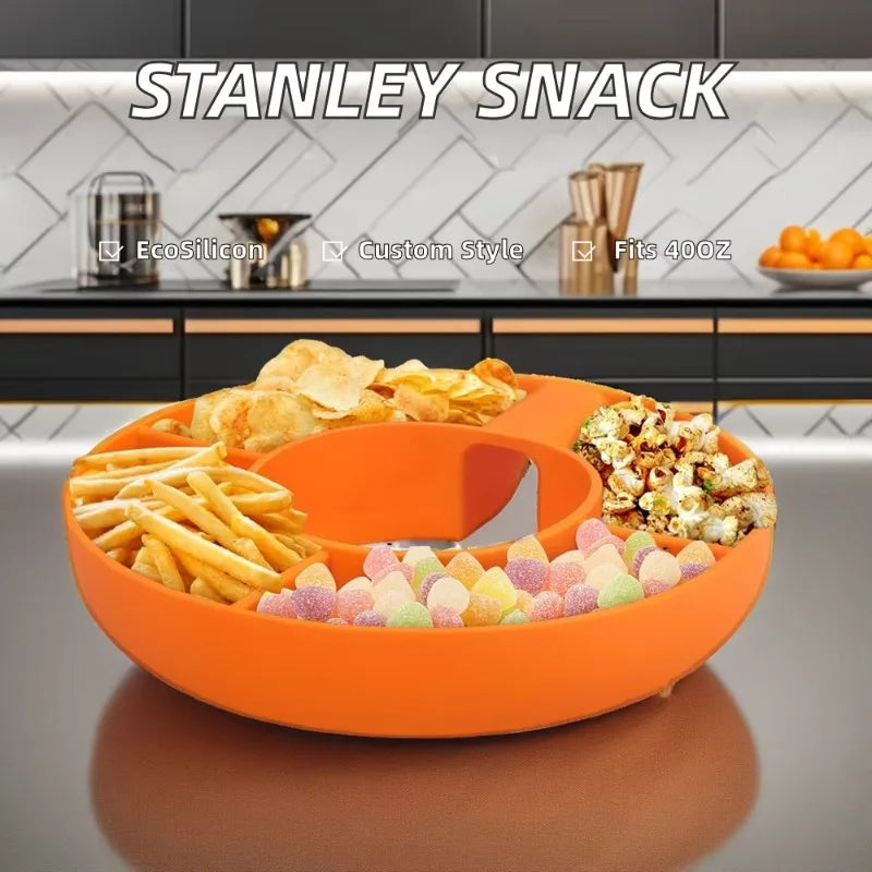 Silicone Non-Spill Pet Feeding Bowl & Snack Tray for Dogs & Cats Pet Feeding Bowl Babs