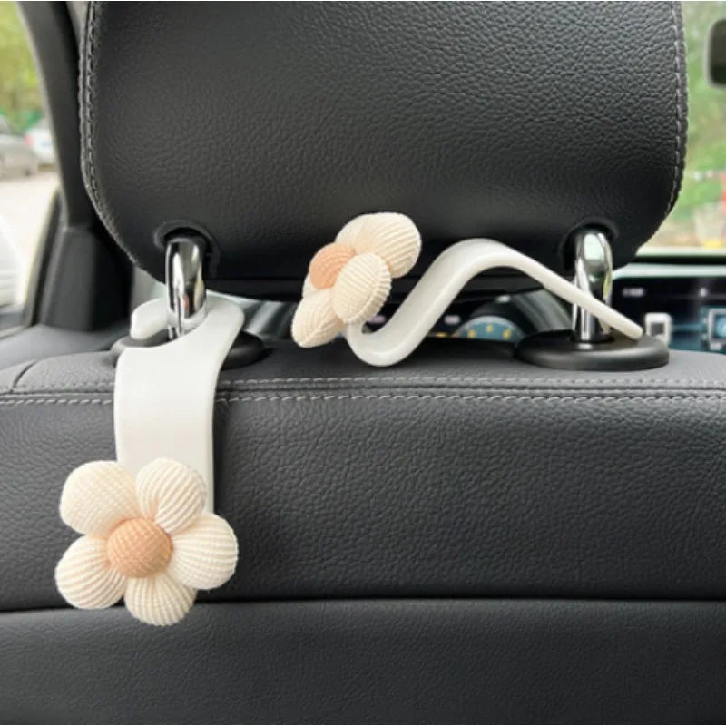 Flower Car Seat Back Hook & Organizer | Multi-Functional Car Seat Back Hook Babs
