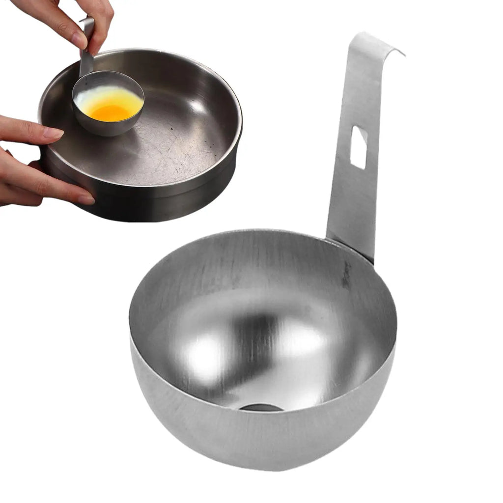Stainless Steel Egg Poacher with Hook | Nonstick Cooking Mold Egg Poacher Babs