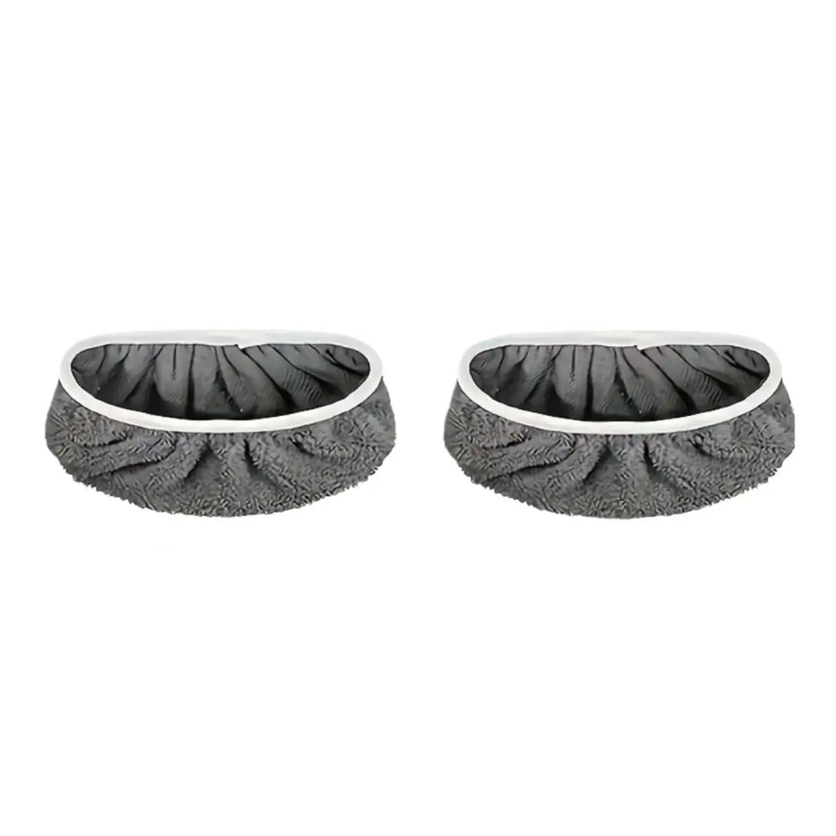 Reusable Microfiber Mop Replacement Pads – Wet & Dry, Washable Mop Replacement Pads Babs gray 2pcs