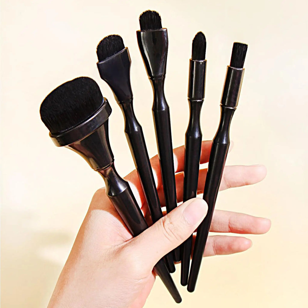 5-Piece Blending Brush Set – Charcoal, Pastel & Ink Art Artist Blending Brushes Babs