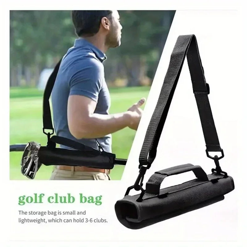 Golf Tee Holder Bag Clip – Polyester Holster & Buckle Golf Tee Holder Babs