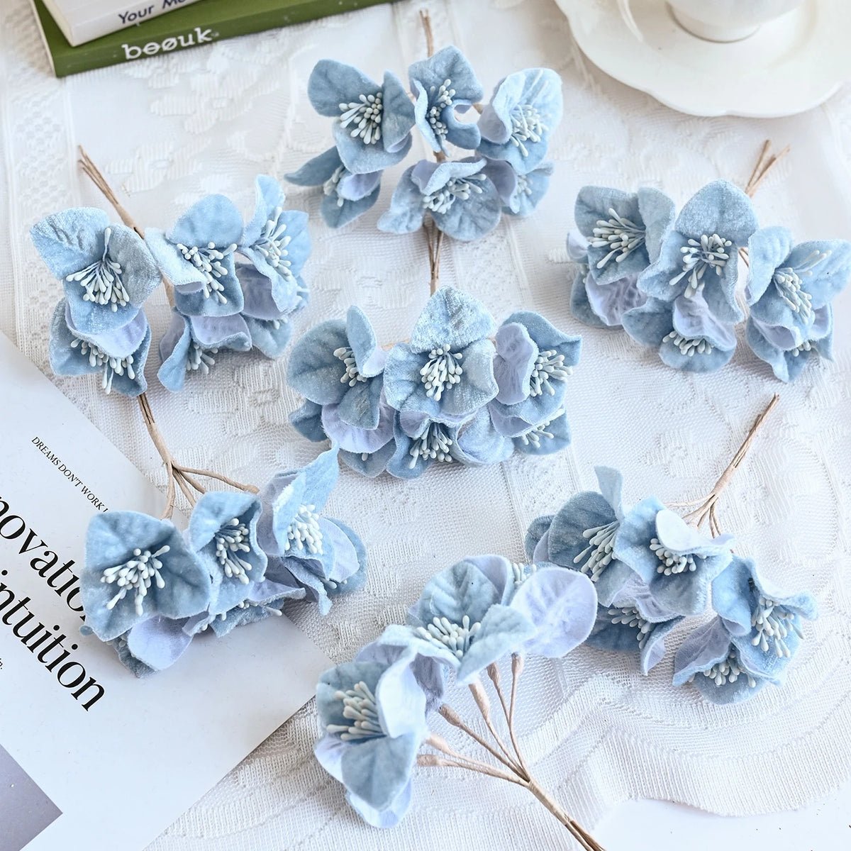 Silk Artificial Mini Flower Bouquet – Wedding & Home Décor Artificial Flower Bouquet Babs