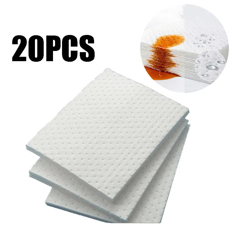 Oil Absorbent Spill Mat 400x50x5mm – Heavy-Duty Drip Pad Oil Absorbent Pad Babs 20PCS 400 500 5mm