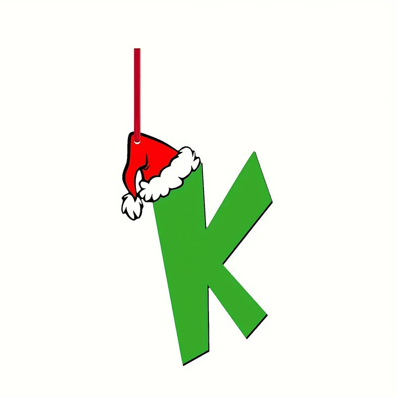 26 Letter Christmas Tree Ornaments – DIY Holiday Décor Set Christmas Ornaments Babs K