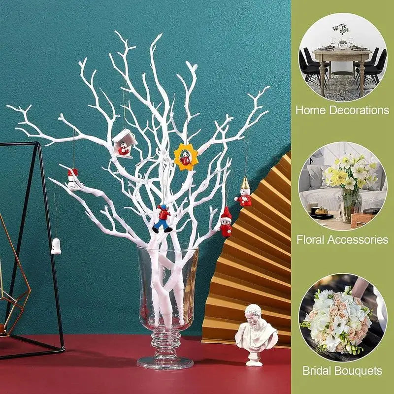 Artificial Antler Branch Twigs – Christmas & Wedding DIY Decor Artificial Decorative Branch Babs
