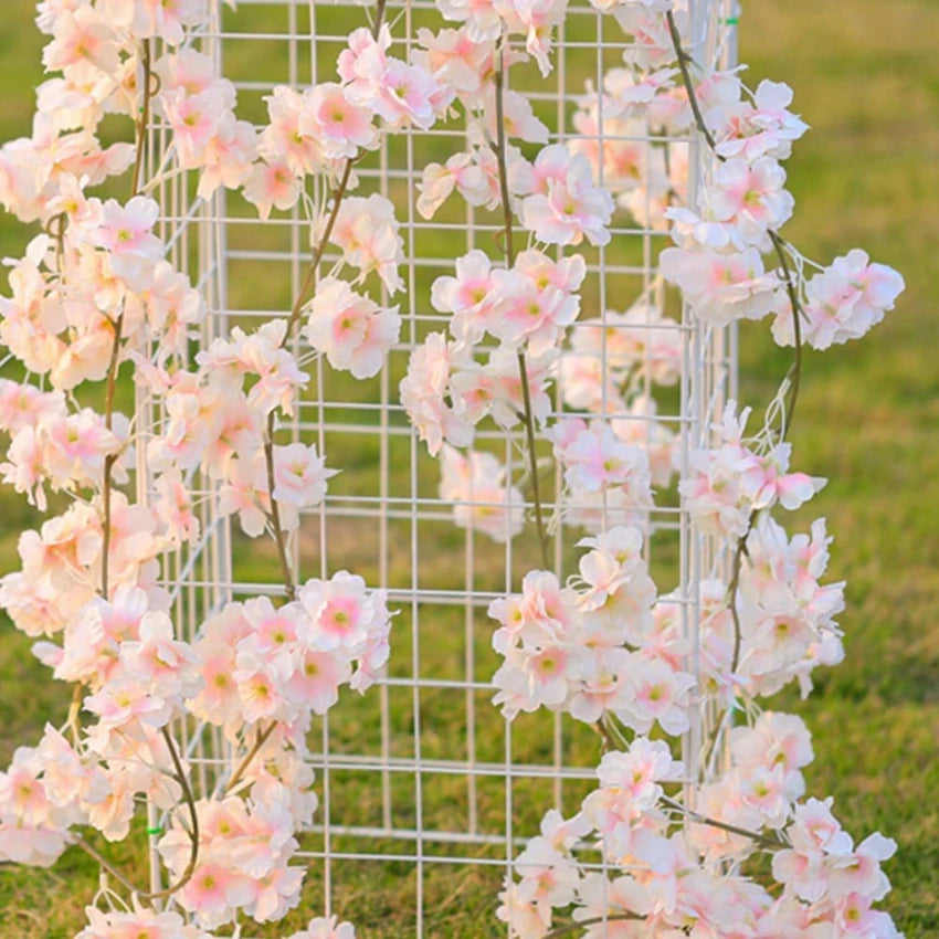180cm Pink Artificial Sakura Vine for Wedding & Home Décor Artificial Flower Vine Babs