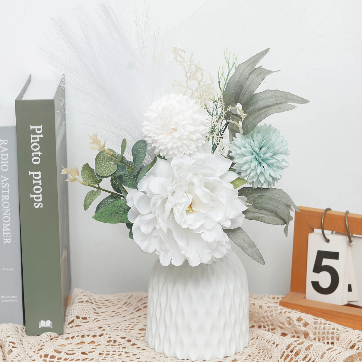 Luxury Silk Peony Artificial Flowers for Wedding & Home Decor Artificial Flower Stem Babs
