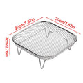 Stainless Steel Air Fryer Rack – Stackable Baking Grill Tray Air Fryer Rack Babs 1pcs