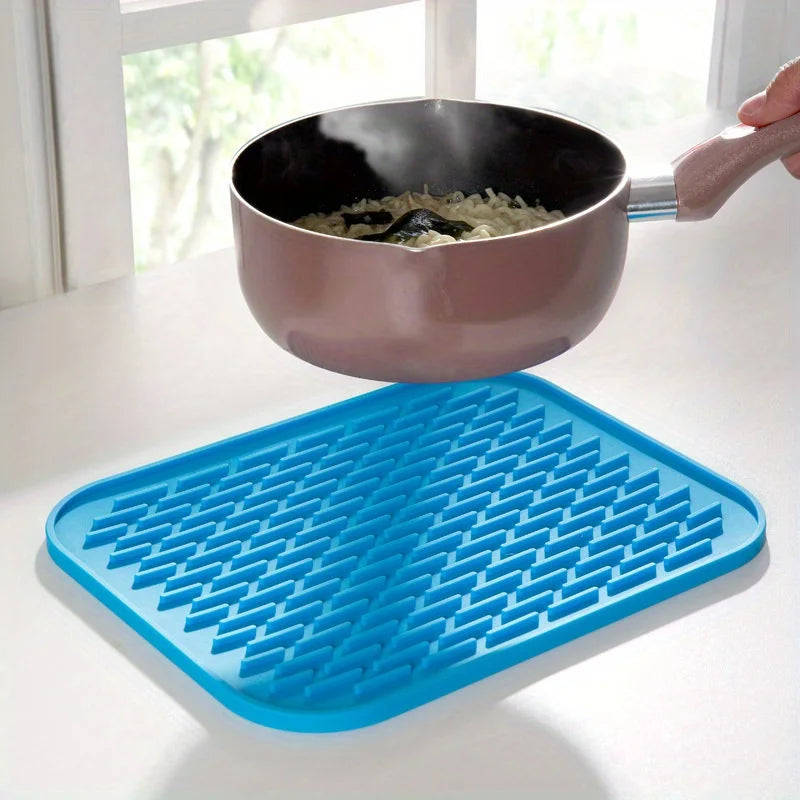 Silicone Pot Mat – Heat Resistant Non-Slip Kitchen Placemat Silicone Pot Mat Babs