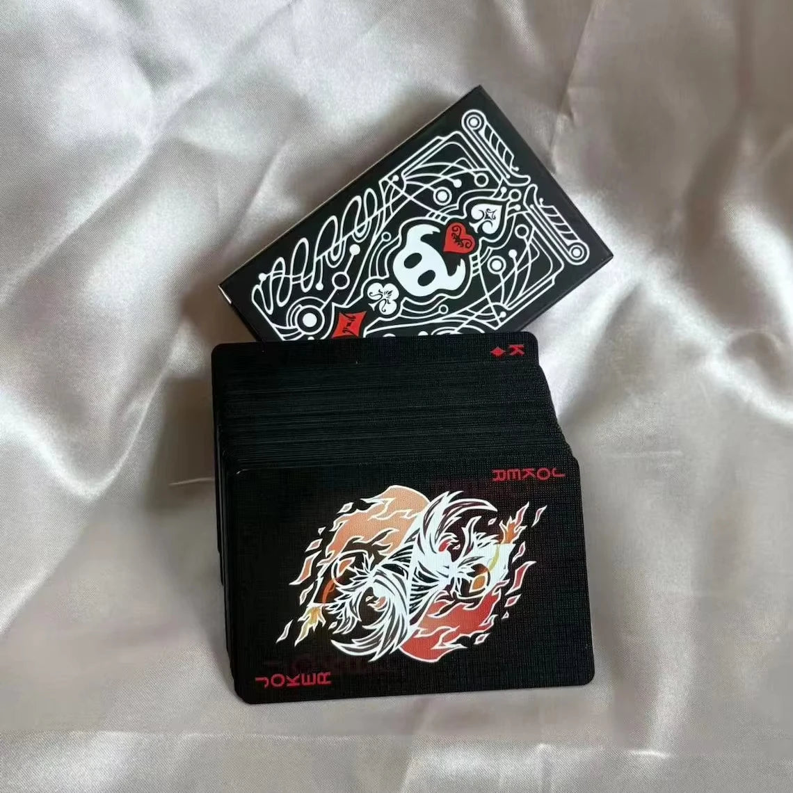 Hollow Knight Playing Cards – Black & White Poker Deck Gift Collectible Card Game Babs Black