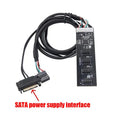 9Pin to 4x 9Pin USB 2.0 Hub Riser Card with 60cm Cable USB Hub Riser Card Babs A1 SATA