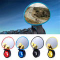 360° Rotatable Bicycle Handlebar Rearview Mirror – Wide Angle Bicycle Handlebar Mirror Babs random color
