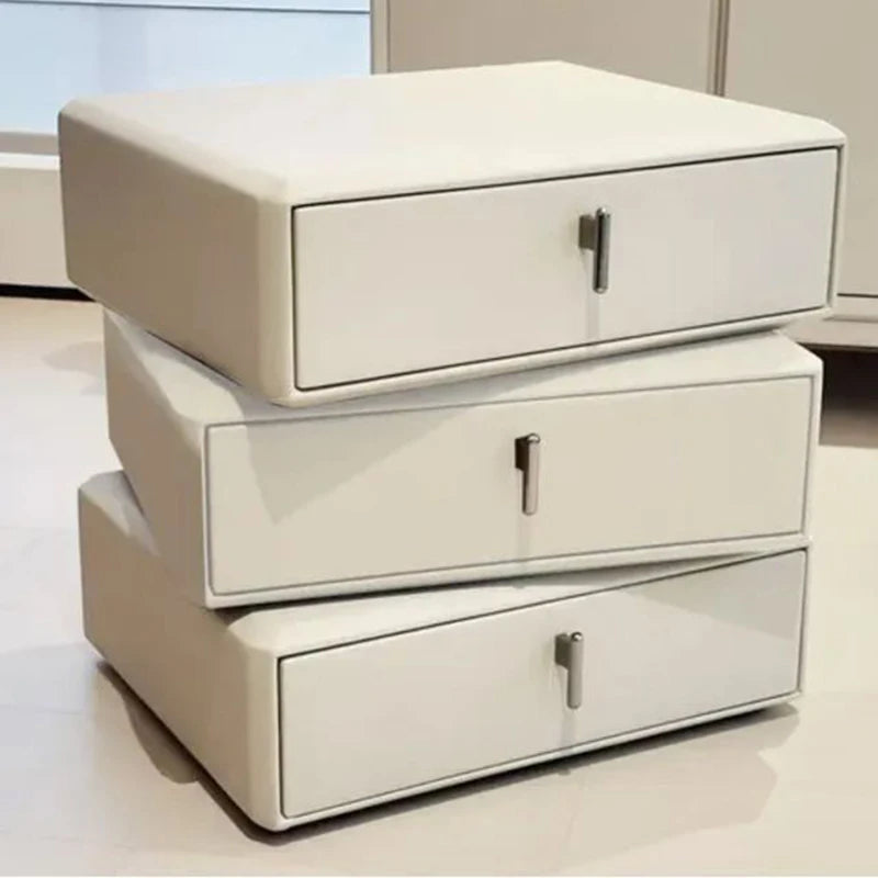 Luxury Modern Pine Wood Nightstand 3 Drawers – Black Bedroom Nightstand Babs