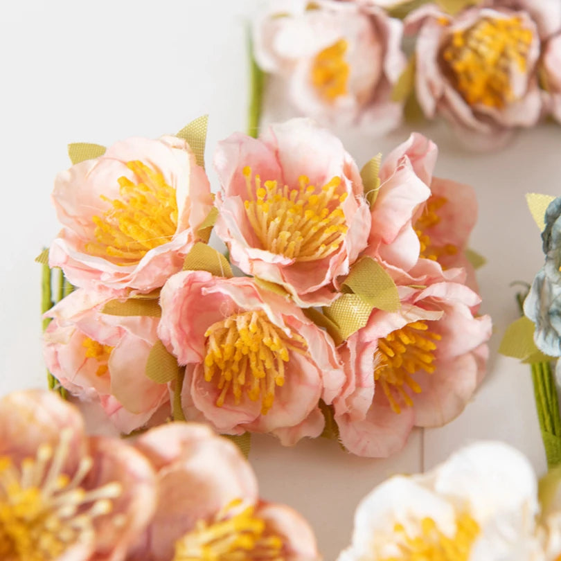 Silk Plum Blossom Artificial Flowers – Wedding & Home Décor Artificial Silk Flowers Babs