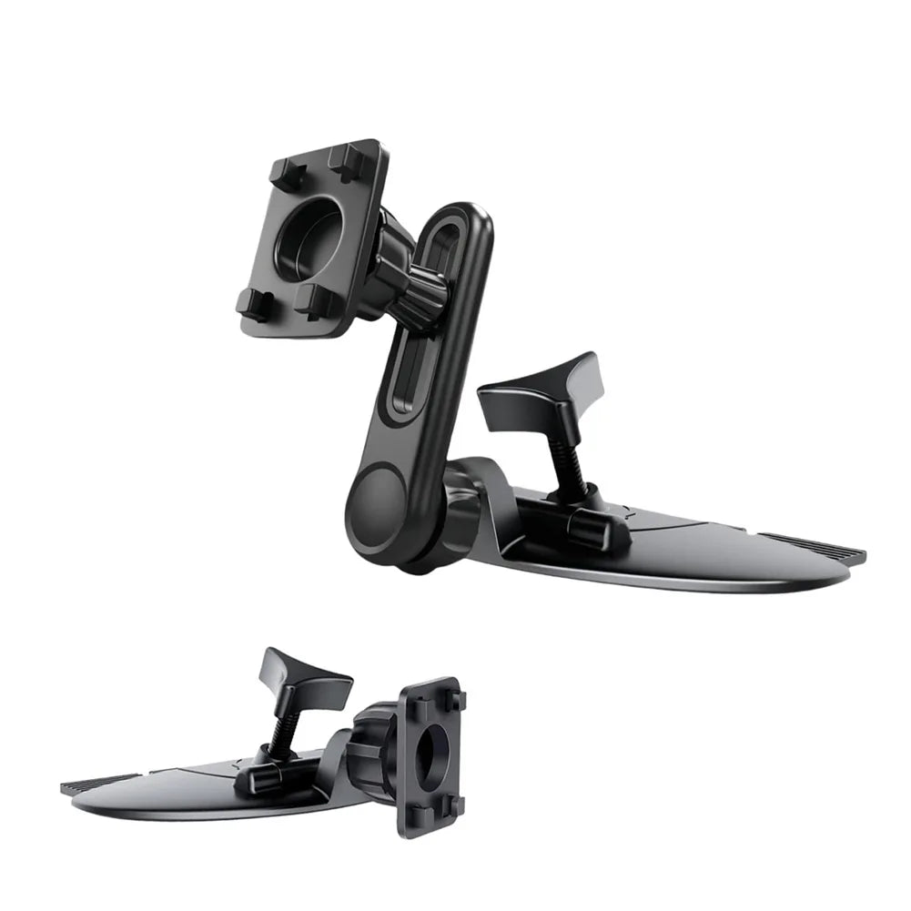 360° Rotating CD Slot Car Phone Mount for CarPlay Screen Car Phone Mount Babs