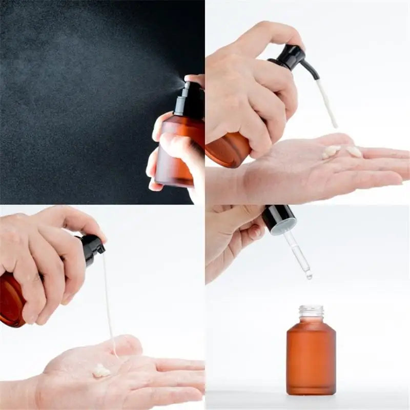 60ml Wine Red Glass Spray Bottle – Refillable Fine Mist Sprayer Glass Spray Bottle Babs
