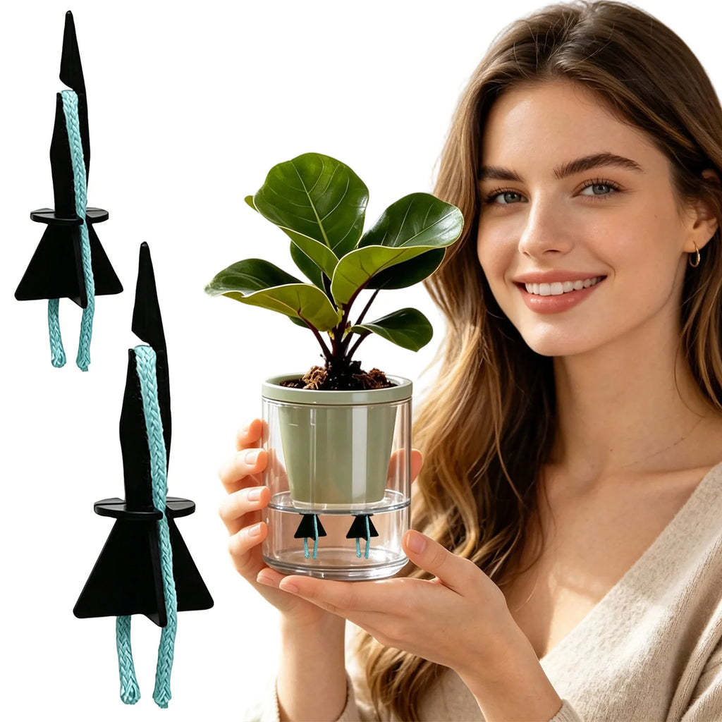Self-Watering Plant Spikes 8Pcs – Automatic Indoor Plant Waterer Plant Watering Spikes Babs
