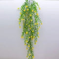 4-Pack UV Resistant Artificial Eucalyptus Hanging Vines Decor Artificial Hanging Vines Babs YELLOW 4pcs