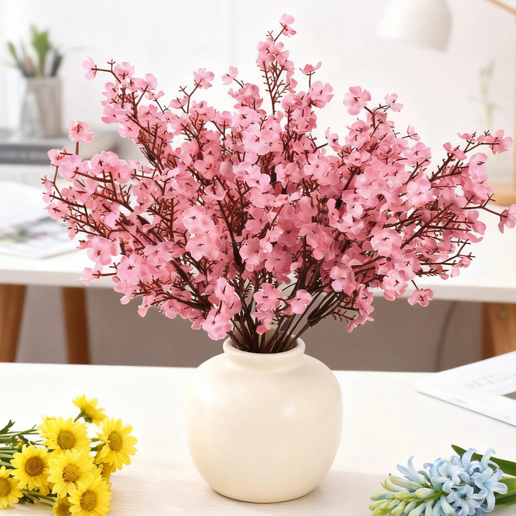 Silk Gypsophila Artificial Flowers – Wedding & Home Décor Artificial Flower Bouquet Babs