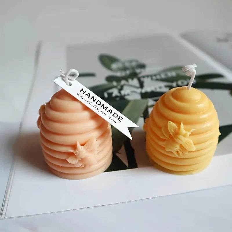 3D Bee Honeycomb Silicone Mold – Candle, Soap & Gypsum Silicone Craft Mold Babs