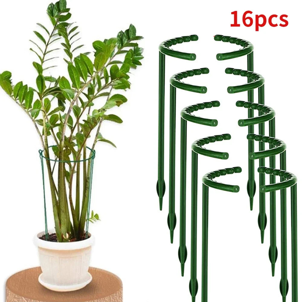 T-Shape Plant Support Stakes | Garden Flower Pot Rack Set Plant Support Stakes Babs