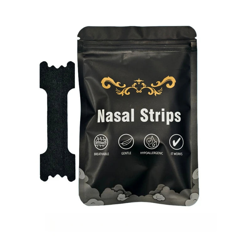 30-Pack Nasal Breathing Strips for Better Sleep & Airflow Nasal Breathing Strips Babs black